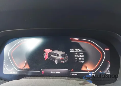 2020 BMW X7 xDrive40I z USA, uszkodzony, nr VIN 5UXCW2C08L9A02096